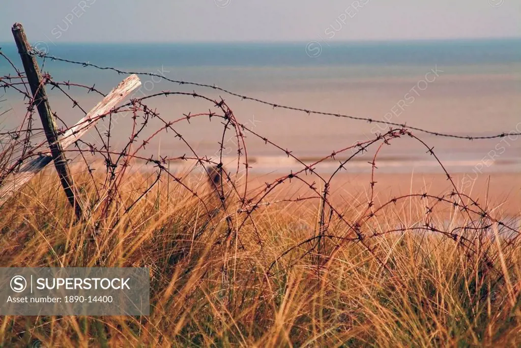 Utah Beach, where American Forces landed on D_Day in June 1944 during the Second World War, Calvados, Normandie Normandy, France, Europe