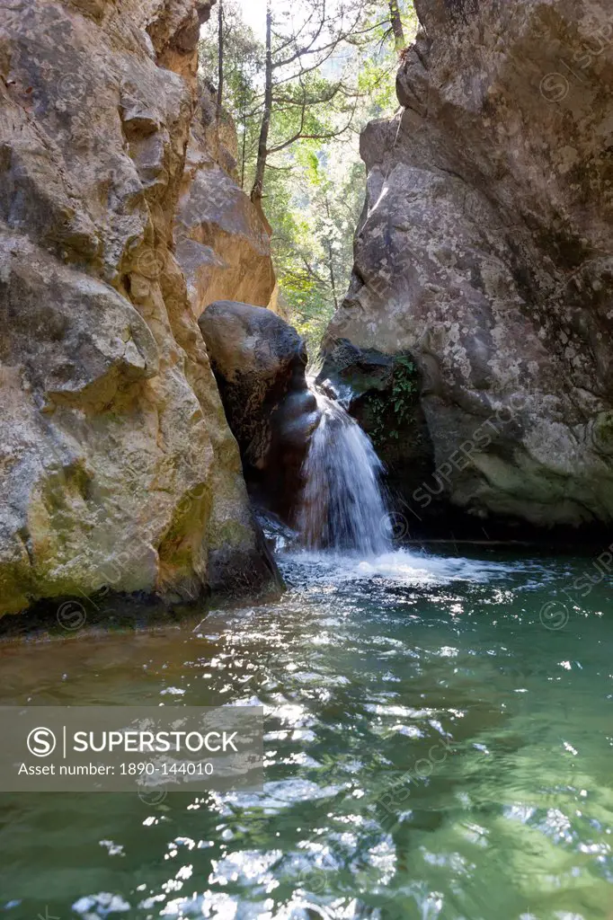 Potami waterfalls, near Karlovassi, Samos, Aegean Islands, Greece