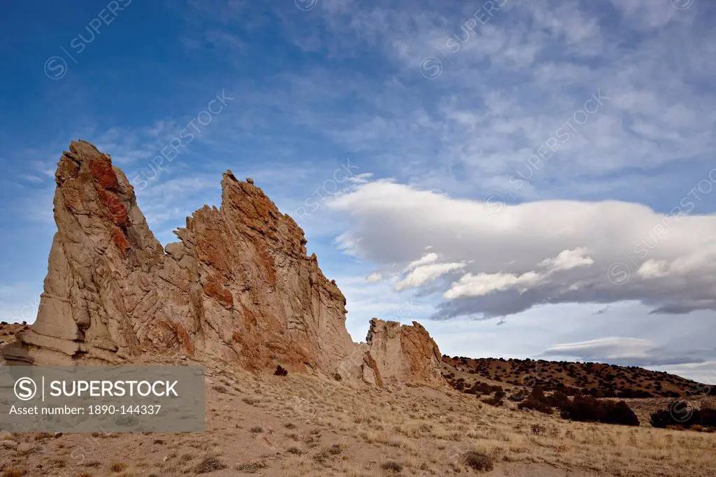 Rock fin, Carson National Forest, New Mexico, United States of America, North America