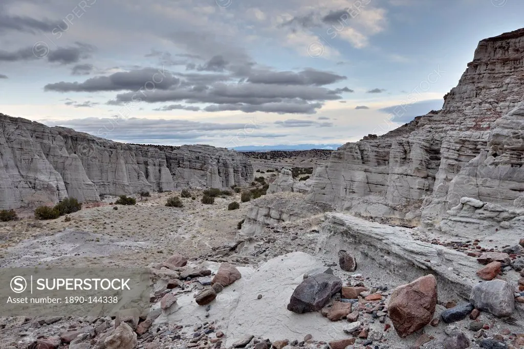 White rock badlands, Carson National Forest, New Mexico, United States of America, North America