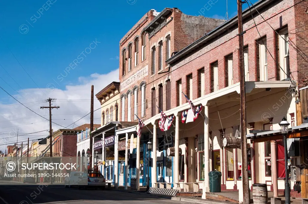 Historic downtown Virginia City, Nevada, United States of America, North America