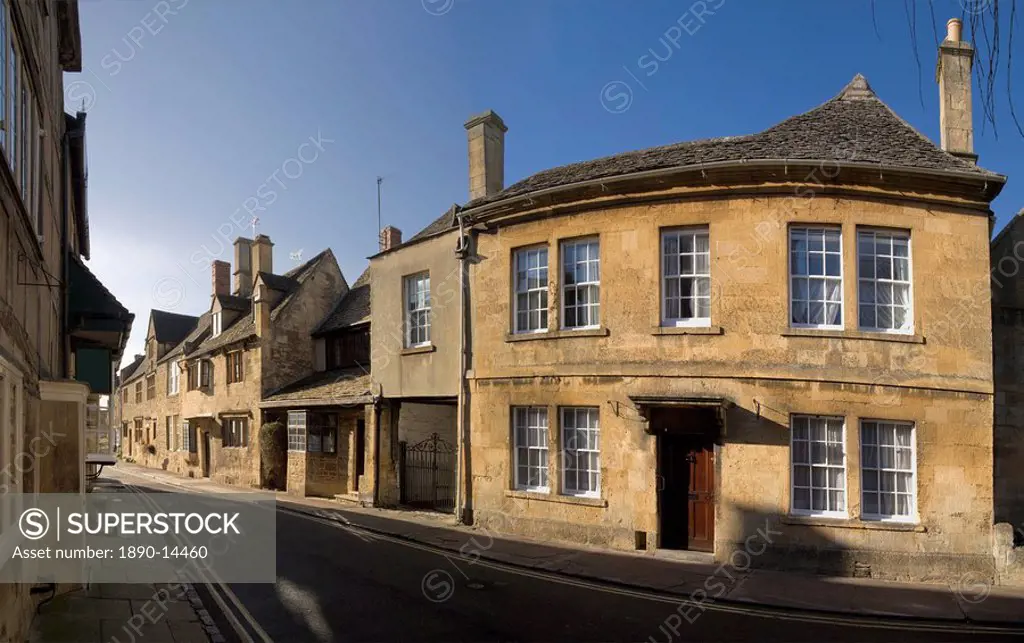 A street in Chipping Campden, Gloucestershire, The Cotswolds, England, United Kingdom, Europe