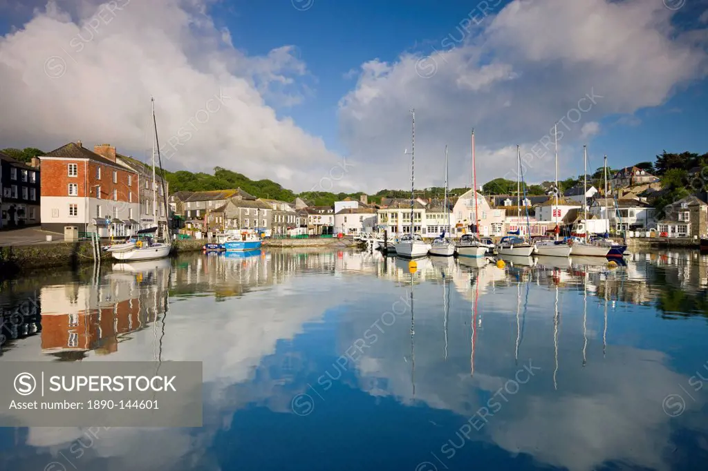 Padstow fishing village and harbour, Cornwall, England, United Kingdom, Europe