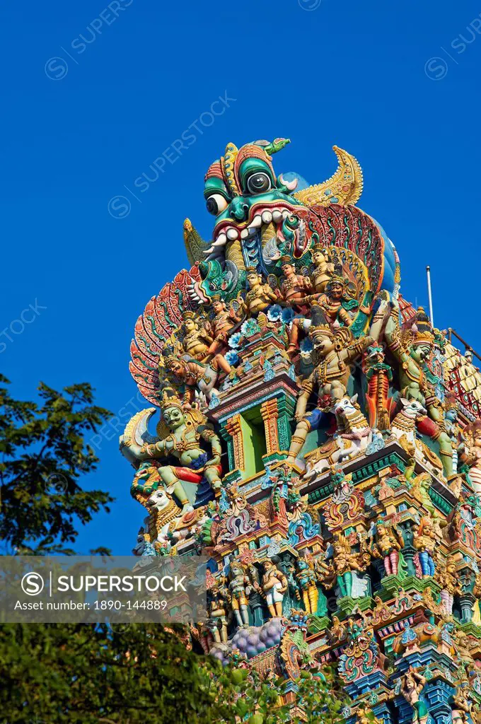 Sri Meenakshi temple, Madurai, Tamil Nadu, India, Asia