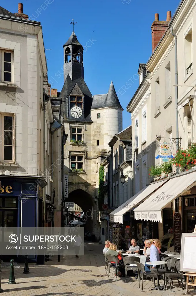 Old Town Gate, Amboise, UNESCO World Heritage Site, Indre_et_Loire, Centre, France, Europe