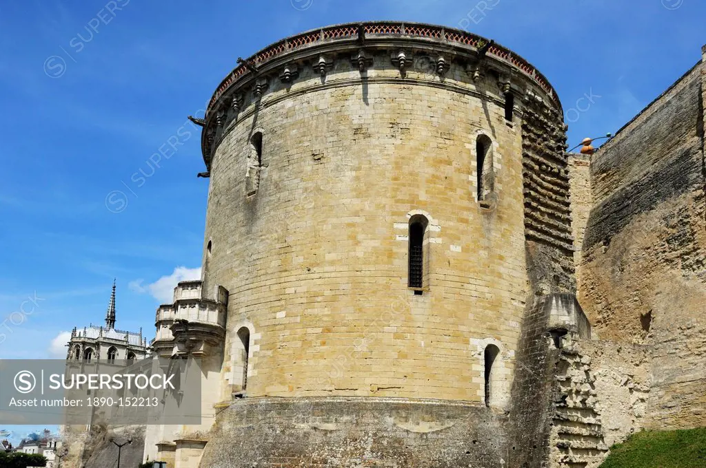 Chateau d´Amboise, Amboise, UNESCO World Heritage Site, Indre_et_Loire, Loire Valley, Centre, France, Europe
