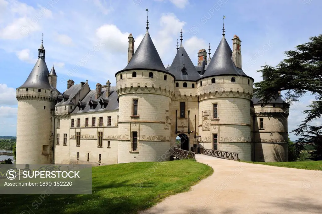Chateau de Chaumont, Chaumont Sur Loire, Loir_et_Cher, Loire Valley, Centre, France, Europe