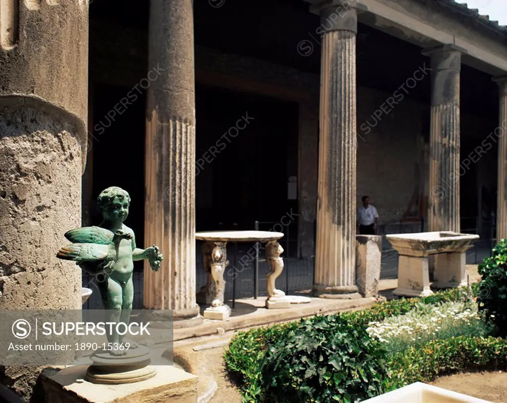 House of the Vettii, Pompeii, UNESCO World Heritage Site, Campania, Italy, Europe