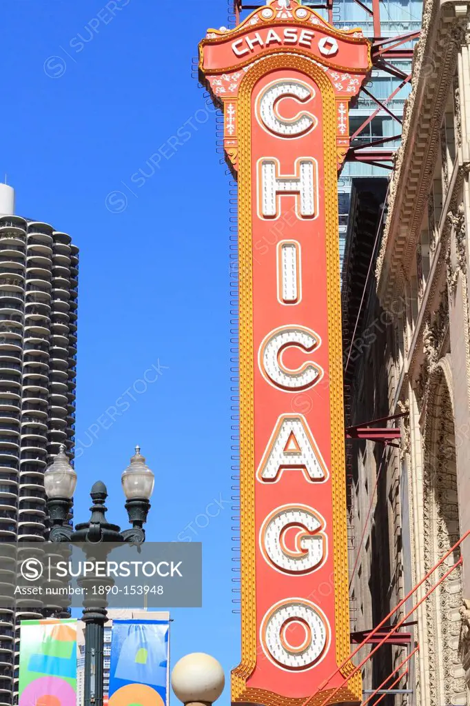 Chicago Theater, Chicago, Illinois, United States of America, North America