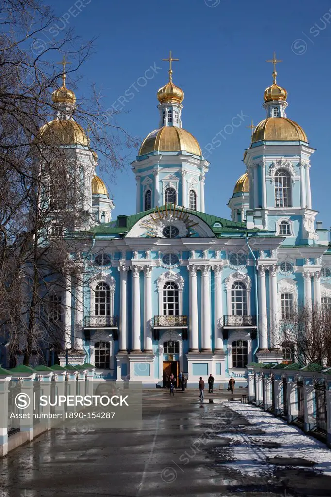 St. Nikolas´s Cathedral, St. Petersburg, Russia, Europe