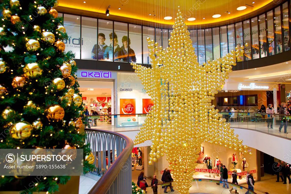 Thier Gallery, Shopping Centre at Christmas, Dortmund, North Rhine_Westphalia, Germany, Europe