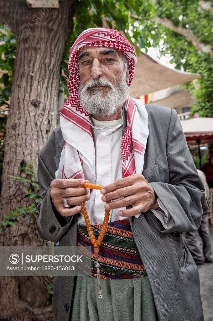 Portrait of a Turkish man, Urfa, Anatolia, Eastern Turkey, Asia Minor, Eurasia