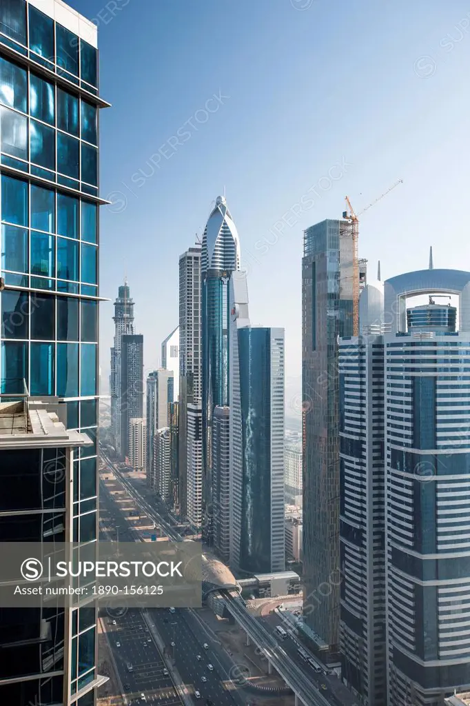Skyscrapers, Dubai, United Arab Emirates, Middle East