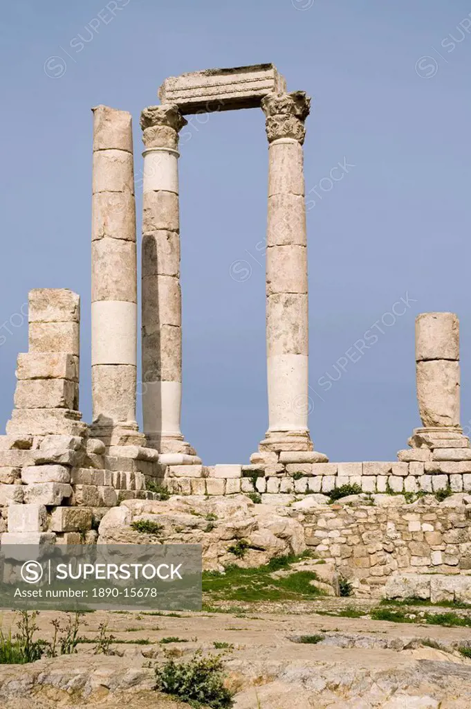 Temple of Hercules, Citadel, Amman, Jordan, Middle East