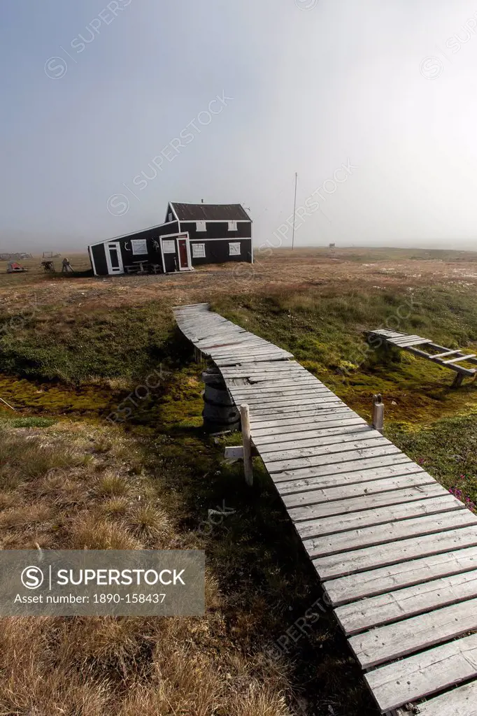 Radio and Meteorology station, Myggebukta (Mosquito Bay), Christian X's Land, Northeast Greenland, Polar Regions