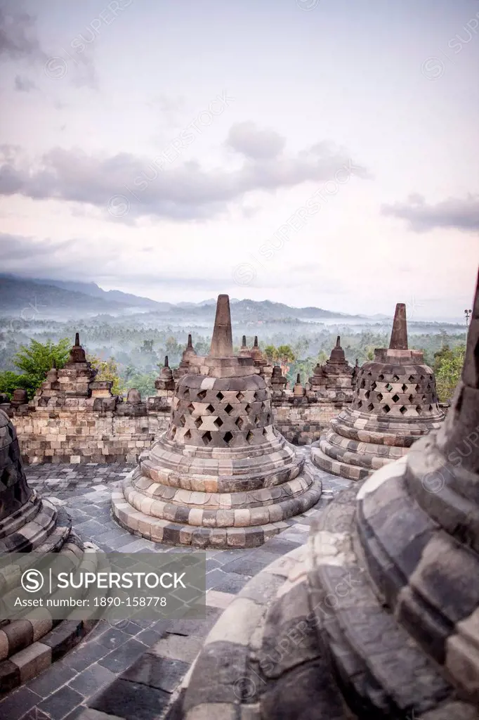 Borobudur, UNESCO World Heritage Site, Java, Indonesia, Southeast Asia, Asia