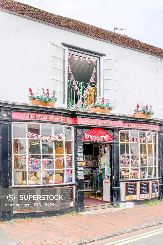 Post Office and Village Store, Alfriston, East Sussex, England, United Kingdom, Europe