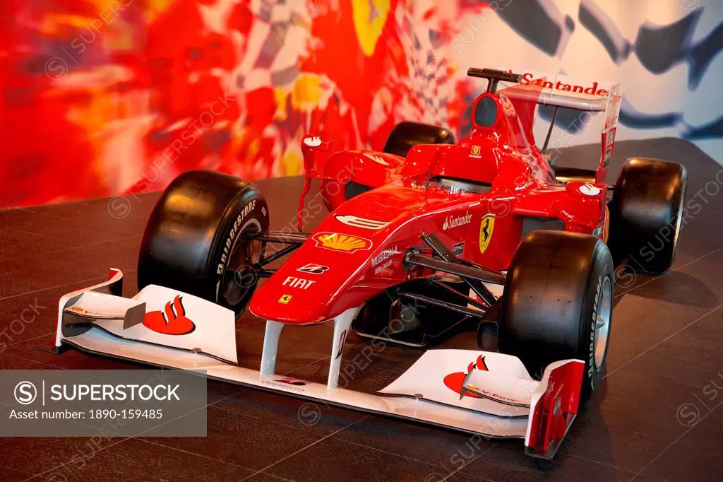 Formula 1 Racing Car, Ferrari World, Yas Island, Abu Dhabi, United Arab Emirates, Middle East