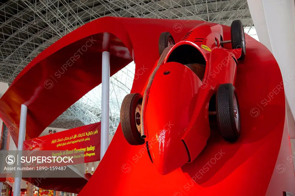 Formula 1 Racing Car, Ferrari World, Yas Island, Abu Dhabi, United Arab Emirates, Middle East