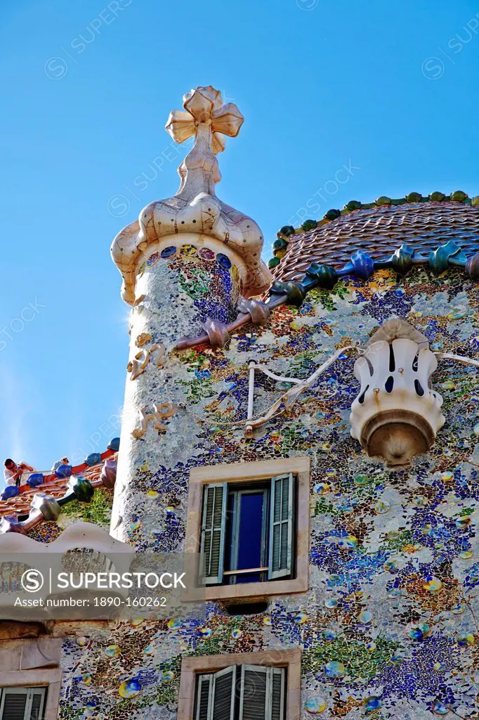 Casa Batllo, UNESCO World Heritage Site, Barcelona, Catalonia, Spain, Europe