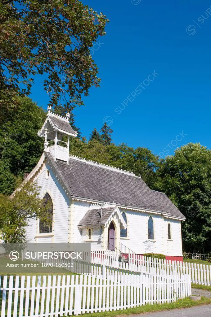 Historic Anglican Church, Alert Bay, British Columbia, Canada, North America