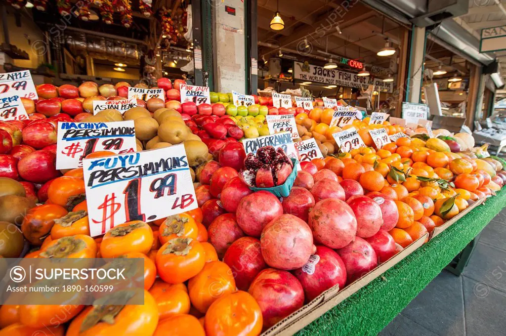 Pikes Place Market, Seattle, Washington State, United States of America, North America