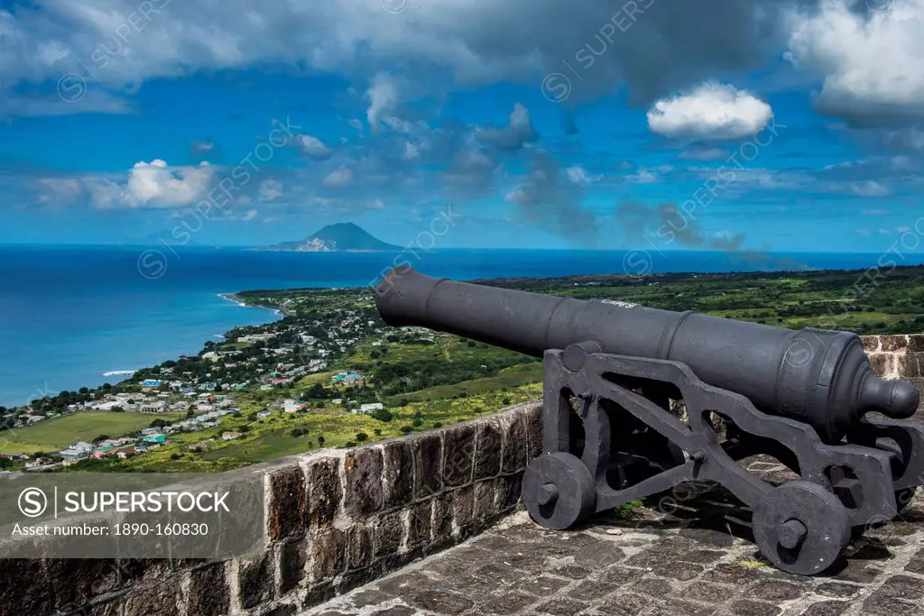 Brimstone Hill Fortress, UNESCO World Heritage Site, St. Kitts, St. Kitts and Nevis, Leeward Islands, West Indies, Caribbean, Central America