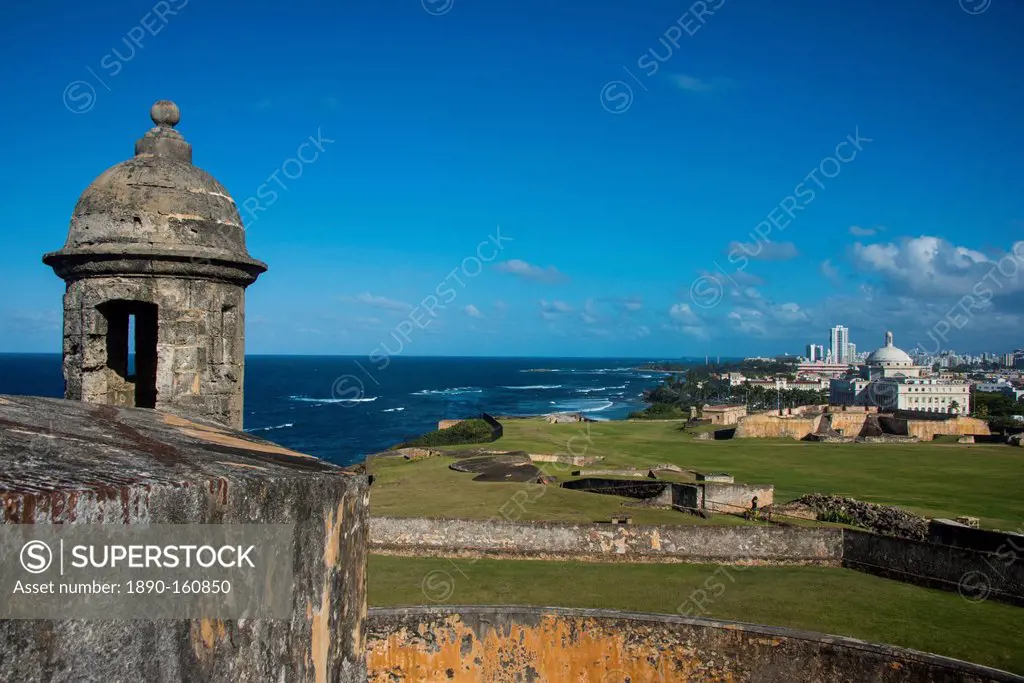 San Felipe del Morro, UNESCO World Heritage Site, San Juan, Puerto Rico, West Indies, Caribbean, Central America