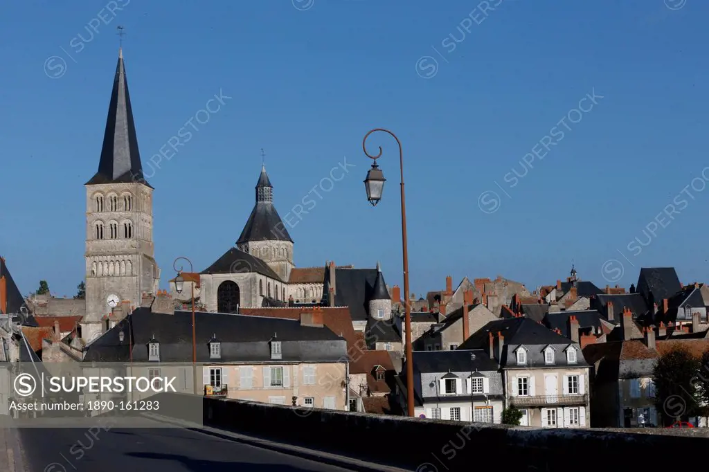 Notre-Dame Church, La Charite-sur-Loire, Nievre, Burgundy, France, Europe
