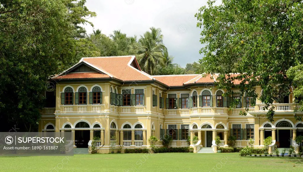 Pracha House, old mansion of a Chinese rubber tycoon, Phuket, Thailand, Southeast Asia, Asia