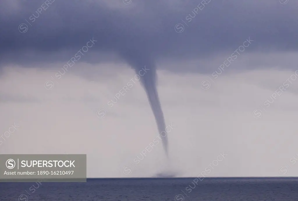 Waterspout offshore, Sao Tome, Sao Tome and Principe, Africa