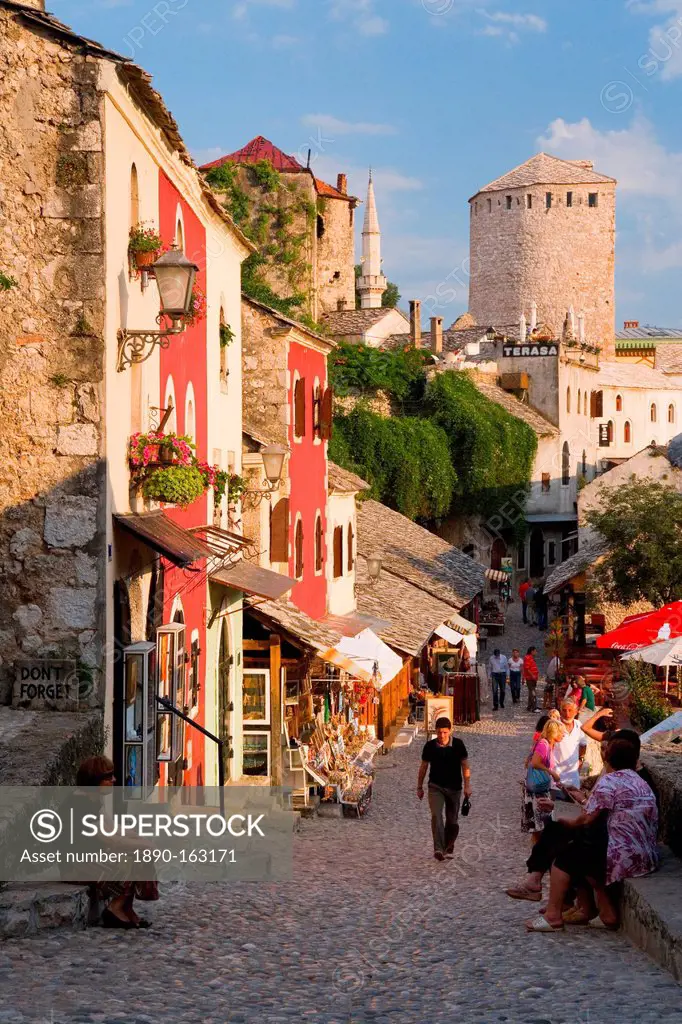 The old town of Mostar, UNESCO World Heritage Site, Herzegovina, Bosnia-Herzegovina, Europe