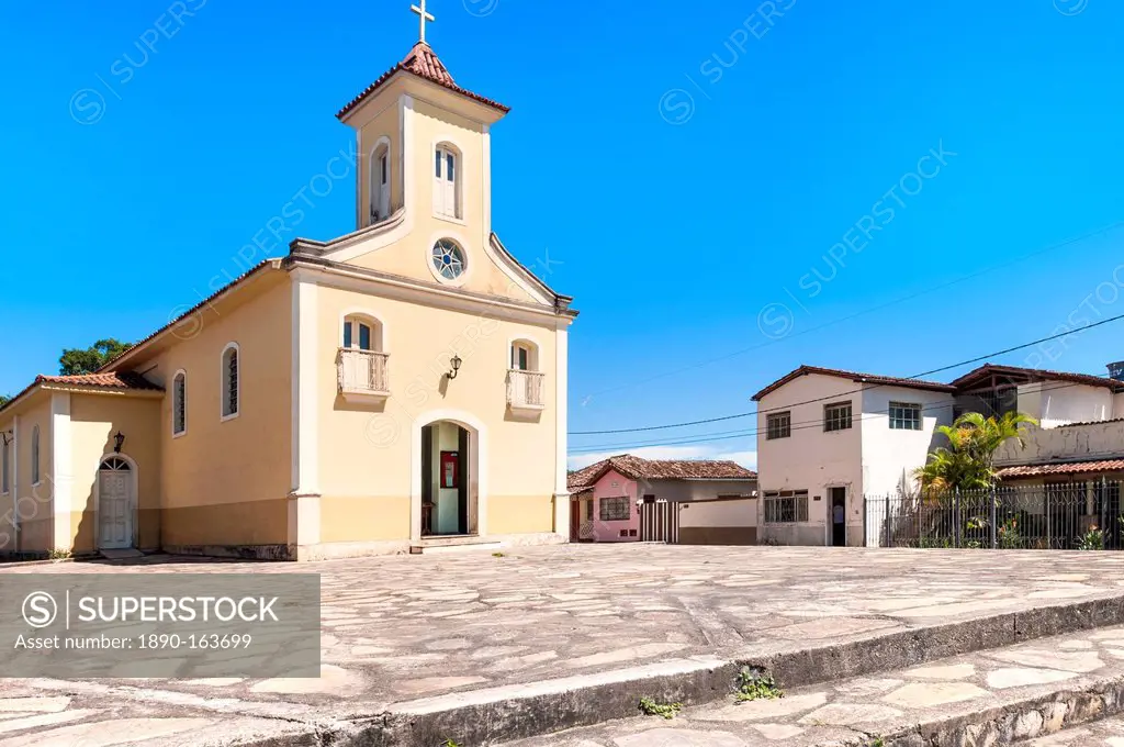 Bom Jesus Church, Diamantina, UNESCO World Heritage Site, Minas Gerais, Brazil, South America