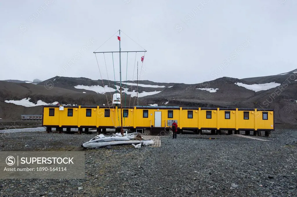 Henryk Arctowski Polish Antarctic Station, King George Island, South Shetland Islands, Antarctica, Polar Regions