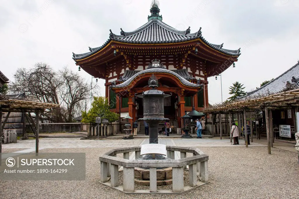 Nan'endo (Southern Octagonal Hall), Kofukuji Temple, UNESCO World Heritage Site, Nara, Kansai, Japan, Asia