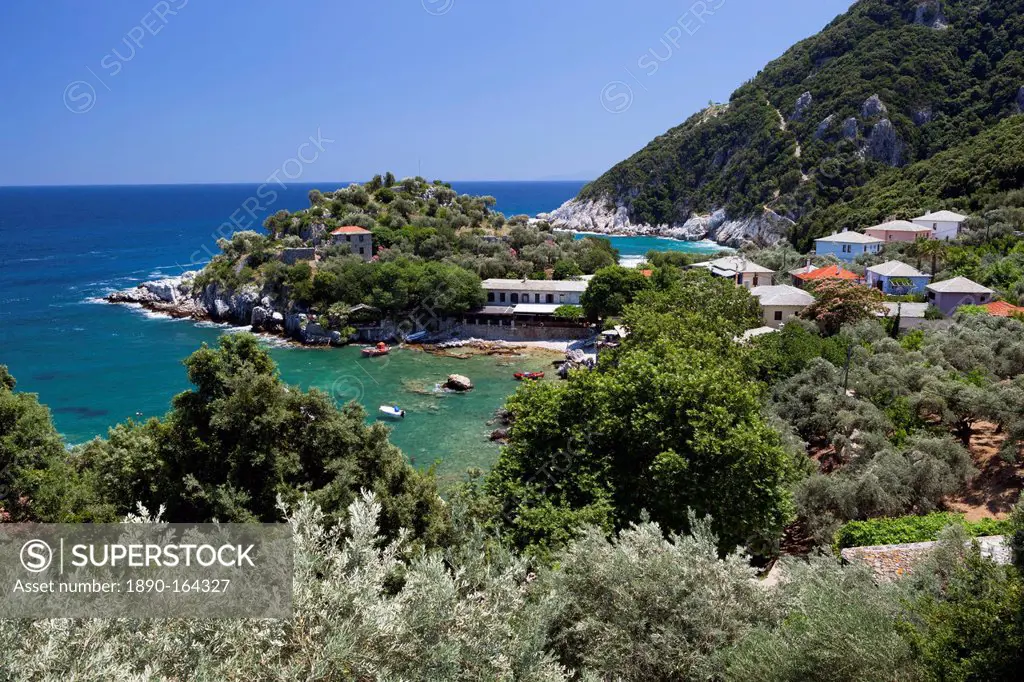 Location for the film Mamma Mia!, Damouchari, Pelion Peninsula, Thessaly, Greece, Europe