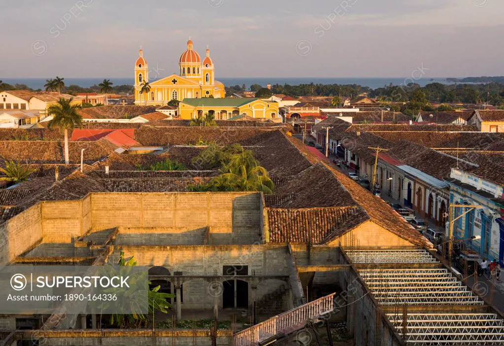 Granada cathedral, Granada, Nicaragua, Central America