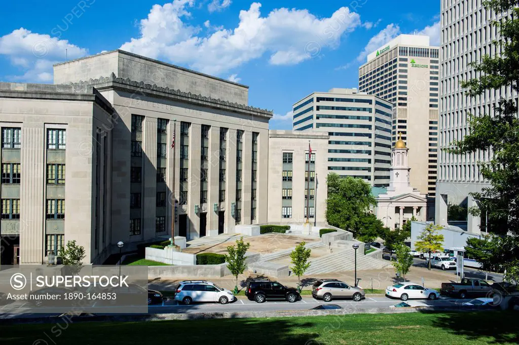 Business district of Nashville, Tennessee, United States of America, North America
