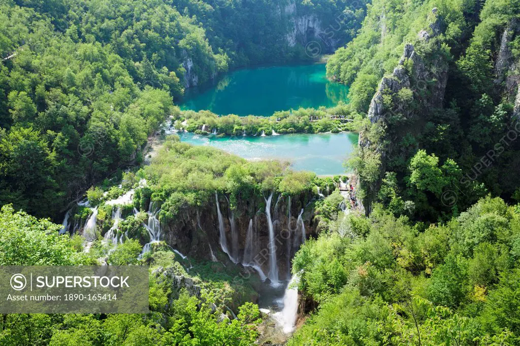 Gavanovac Lake, Plitvice Lakes National Park, UNESCO World Heritage Site, Croatia, Europe