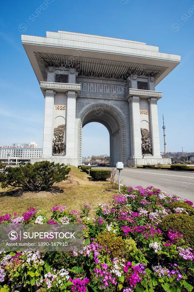 Arch of Triumph, Pyongyang, North Korea (Democratic People's Republic of Korea), Asia
