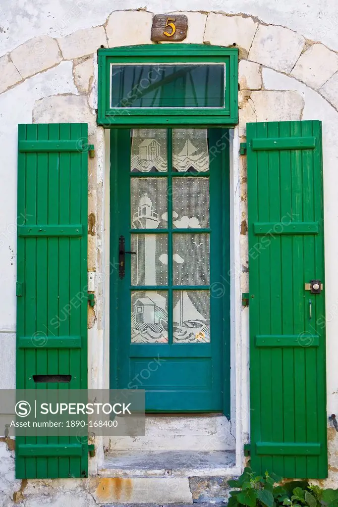 Door, Ile De Re, France.