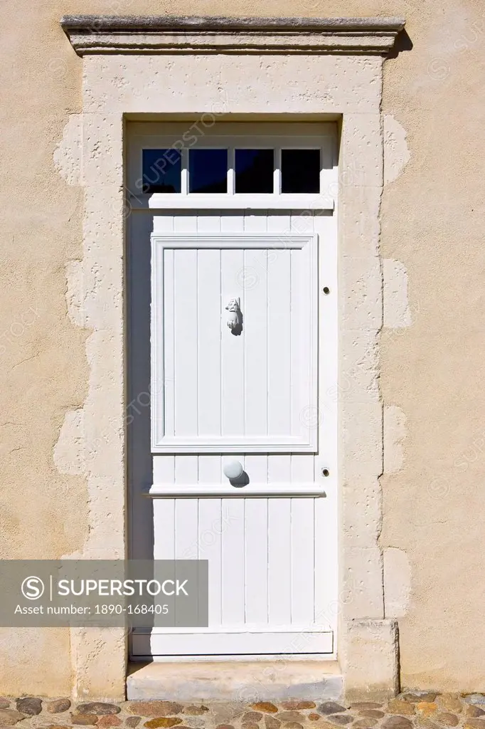 Traditional door, Ile De Re, France.