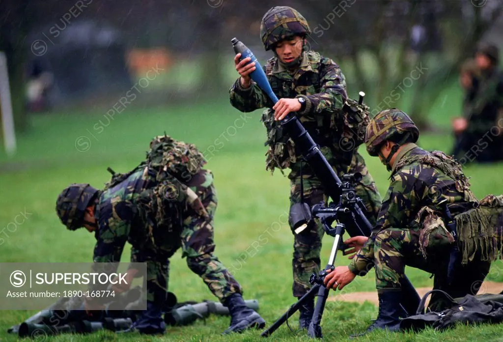 Gurkha soldiers, Crookham, Hampshire, United Kingdom.