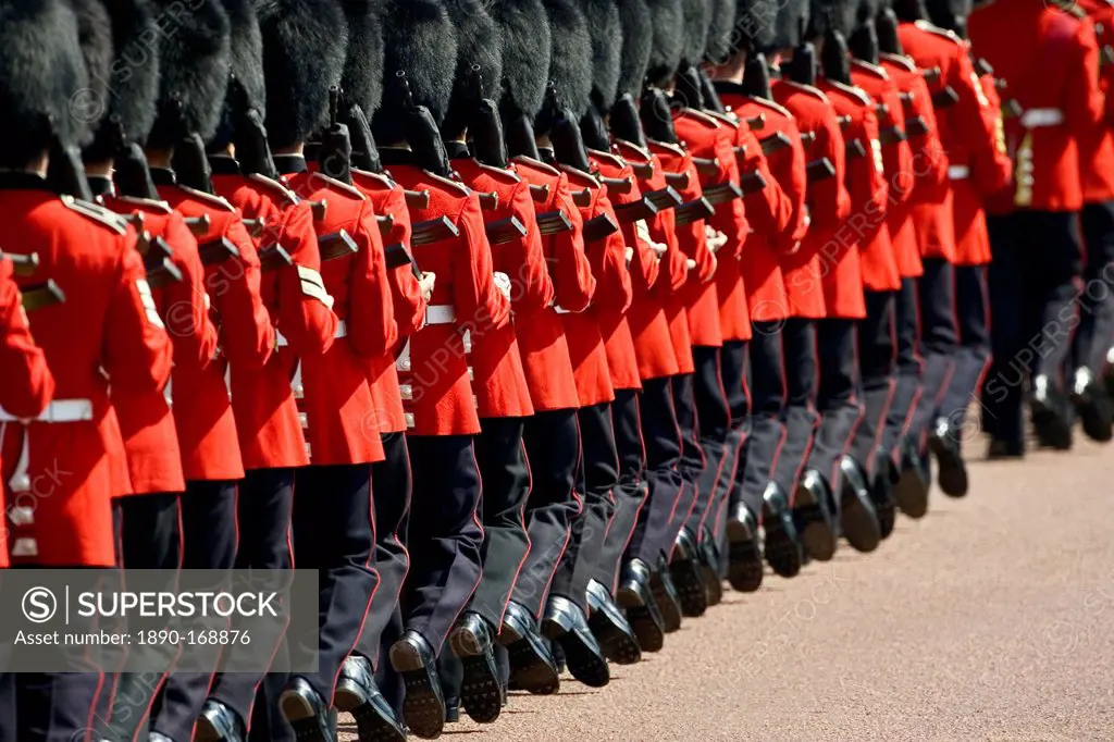 Foot Guards of the Household Division at Military Parade parade, London, UK