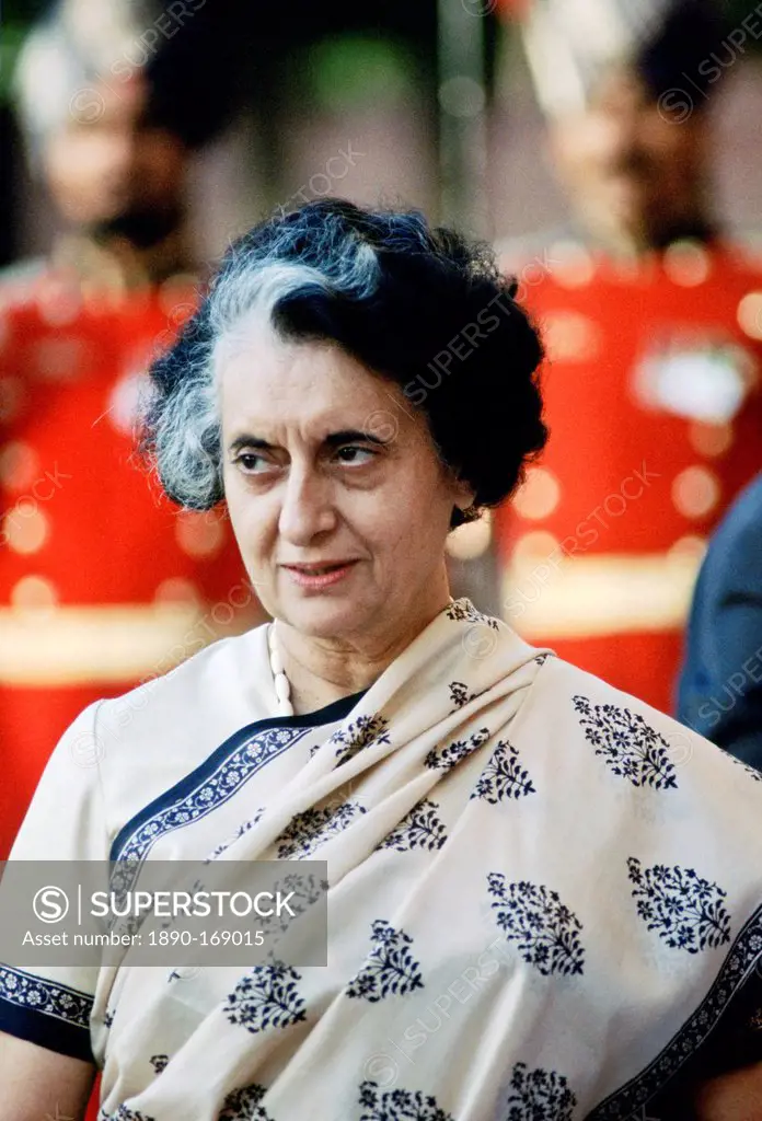 Indian Prime Minister Indira Ghandi, India