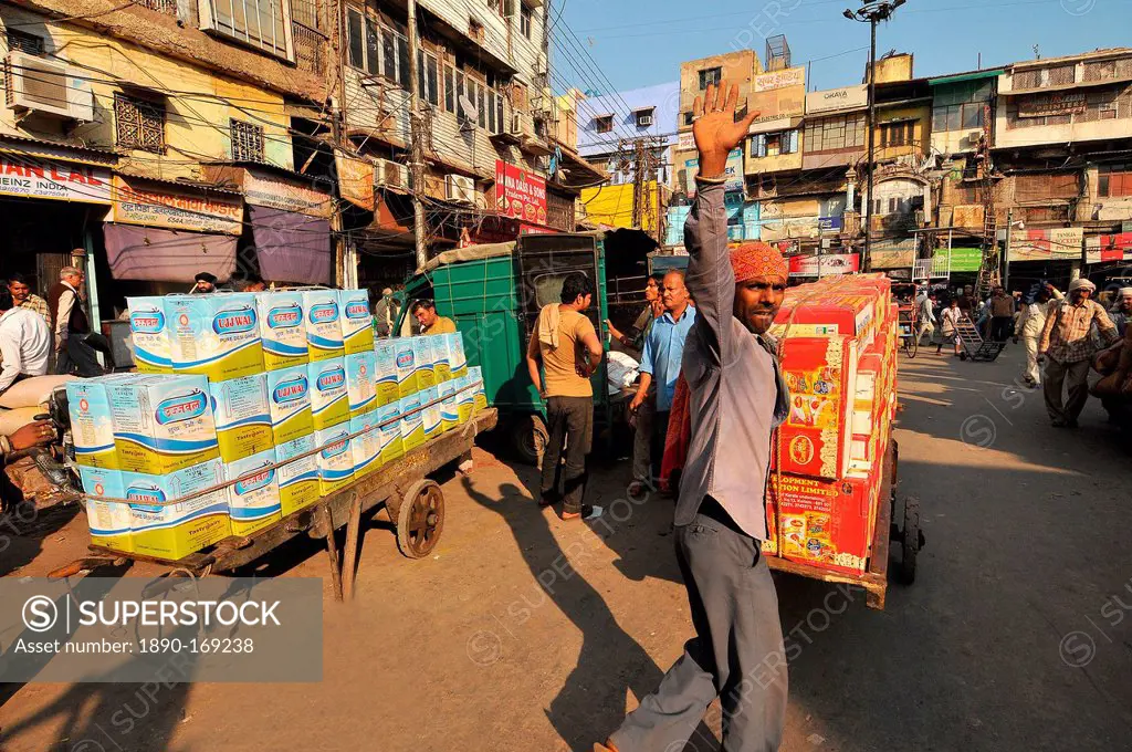 Itinerant seller, Delhi, India, Asia