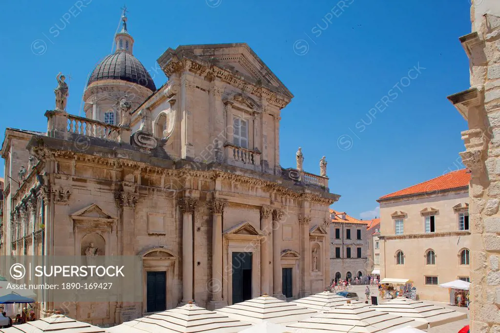 Cathedral, UNESCO World Heritage Site, Dubrovnik, Dalmatian Coast, Dalmatia, Croatia, Europe