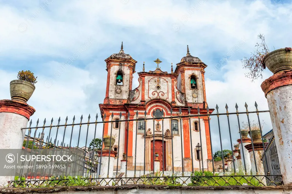 Nossa Senhora do Conceicao Church, Ouro Preto, UNESCO World Heritage Site, Minas Gerais, Brazil, South America