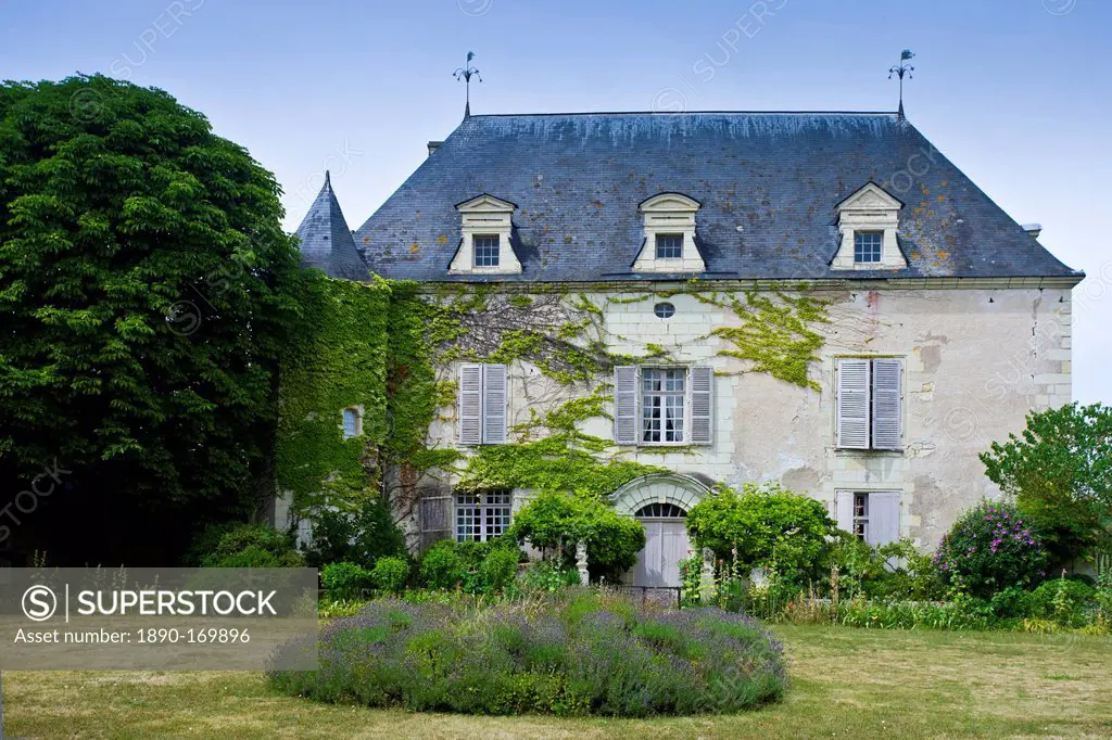 Chateau de Chaintres in Saumur Champigny region of the Loire Valley, France