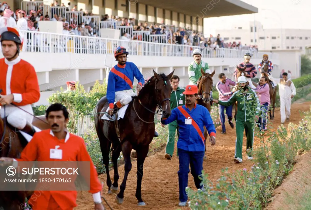 Horseracing in Riyadh, Saudi Arabia